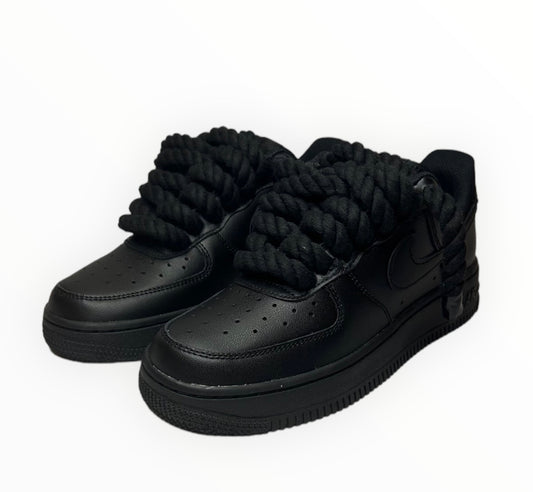 Air force 1‘07 black ropes