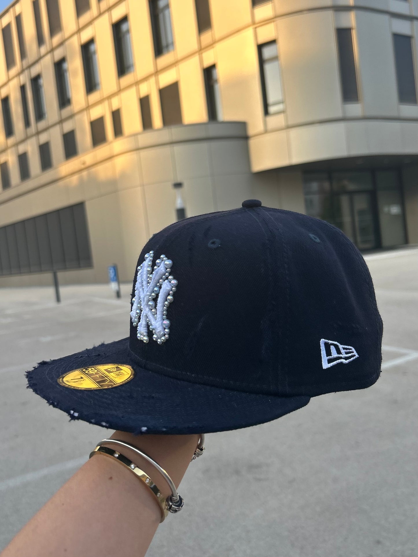 New Era Yankees Cap navy blue pearl