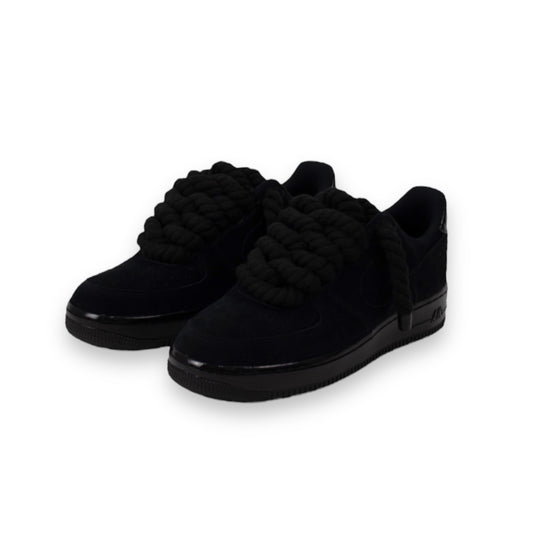 Air force 1’07 Black/Black Black rope laces