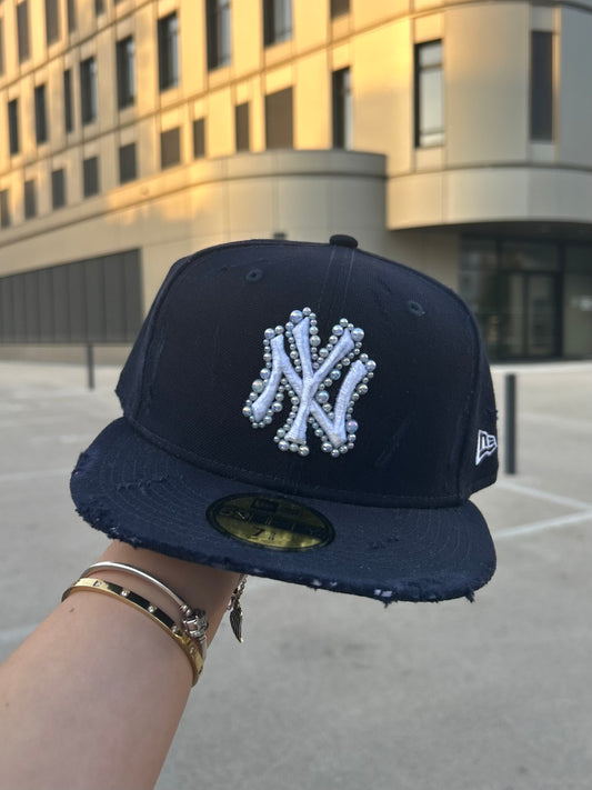 New Era Yankees Cap navy blue pearl