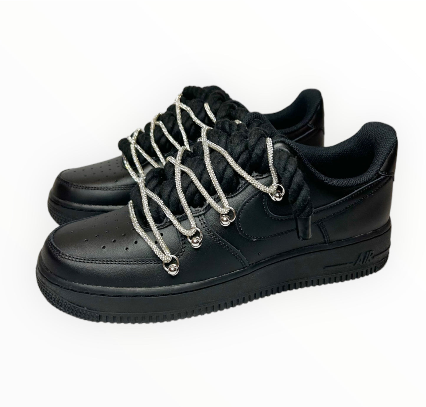 Double laced Air Force 1â07 Glitter â C.ropeforces