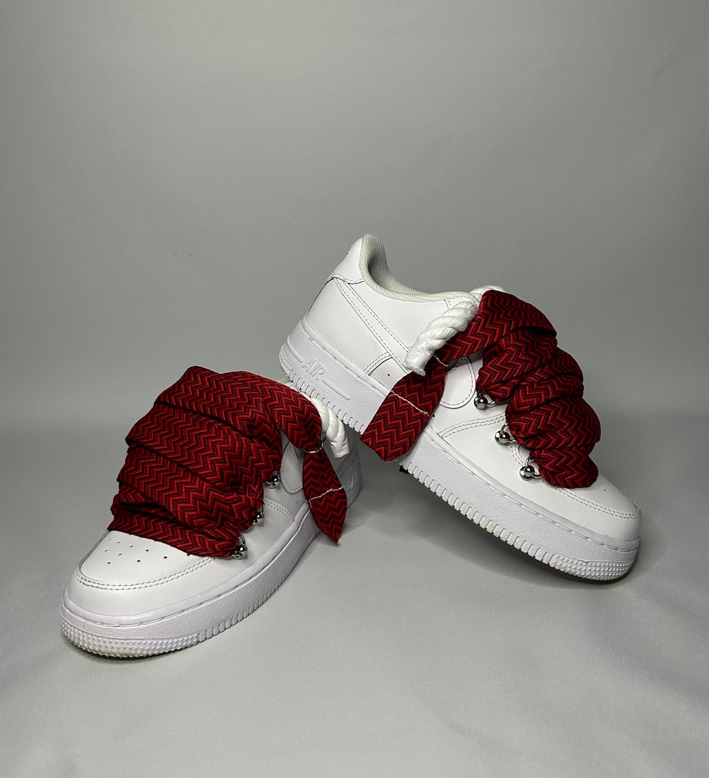 Flat x rope Air Force 1‘07 red C.ropeforces