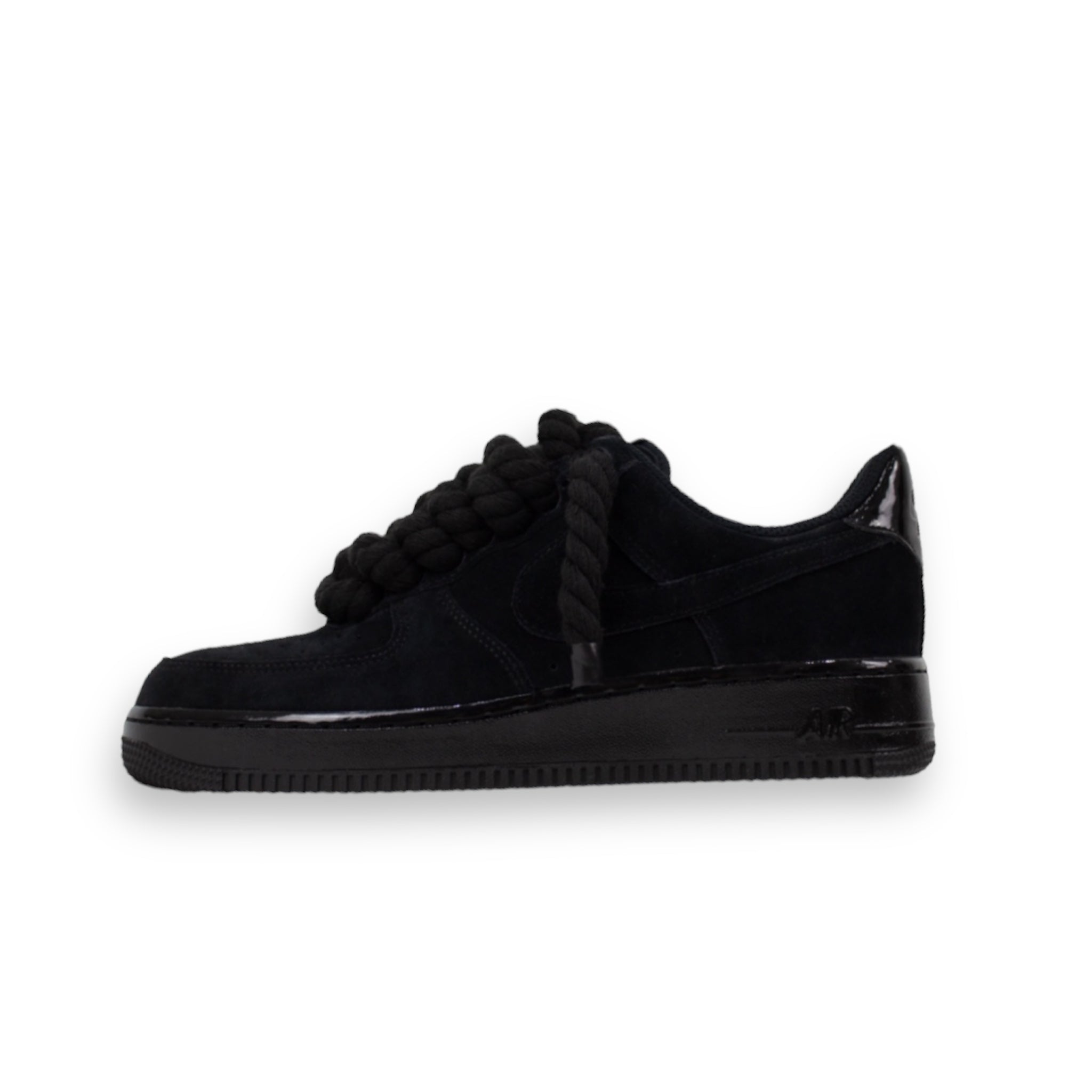 Air force 1’07 Black/Black Black rope laces