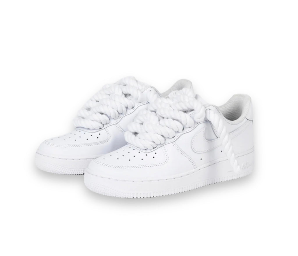 Air Force 1’07 white rope laces