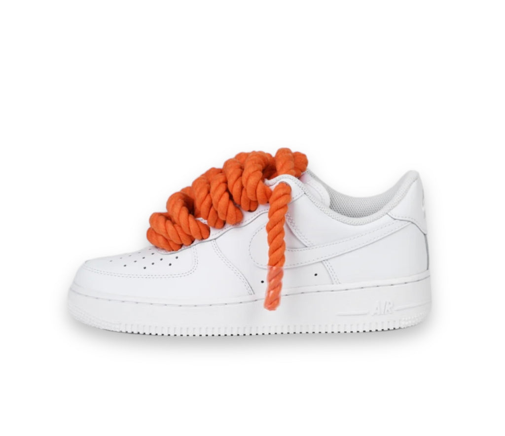 Air Force 1’07 orange rope laces