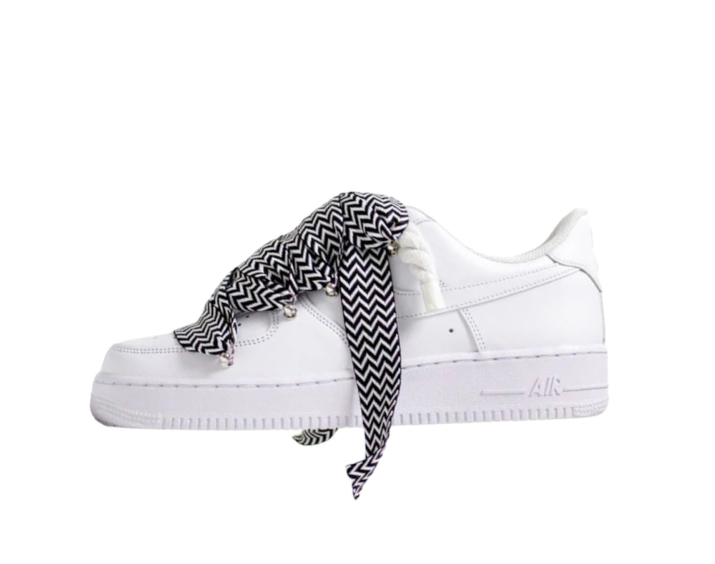 Flat x rope Air Force 1’07 black white