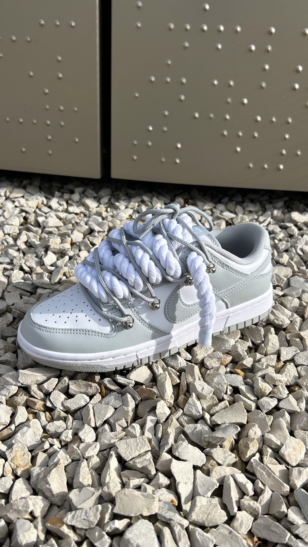 Nike dunk Rope x thin grey