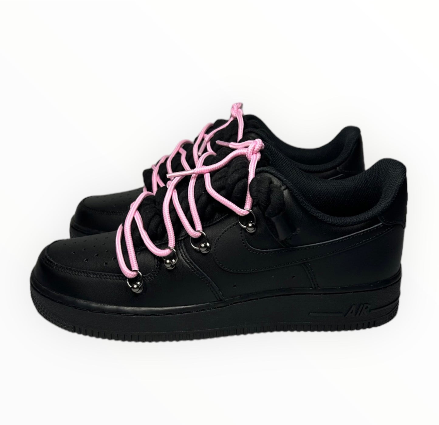 Double laced Air Force 1’07 pink