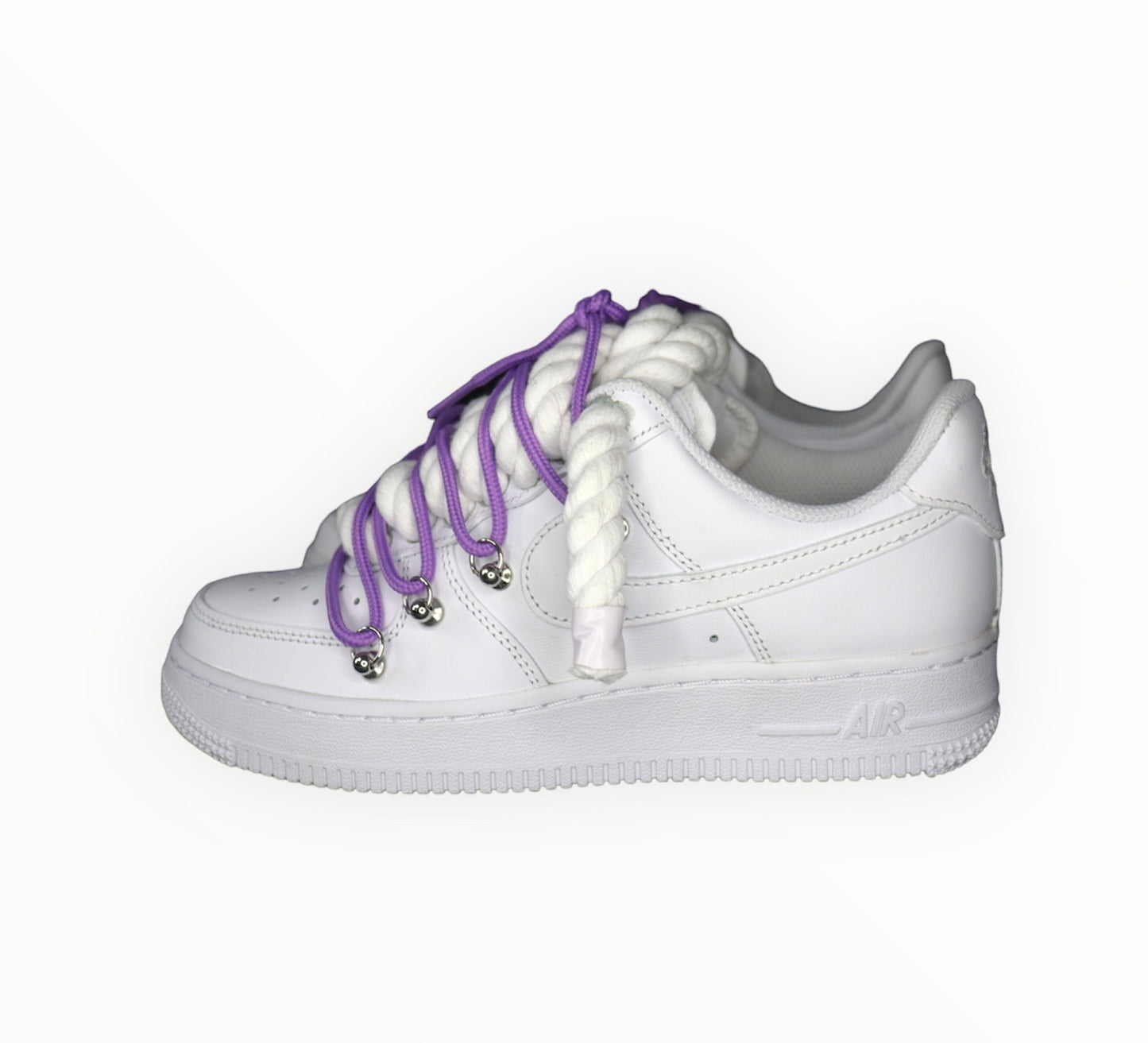 Double laced Air Force 1‘07 purple