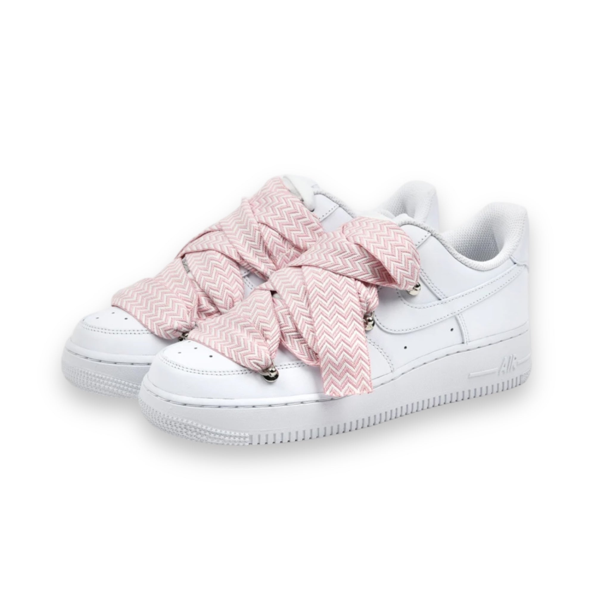 Air force 1’07 pink flat laces